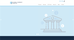 Desktop Screenshot of globalcurrencyservice.com